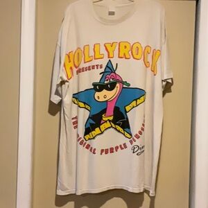 well loved Vintage 90's Hollyrock Dinosaur Dino Graphic Tee